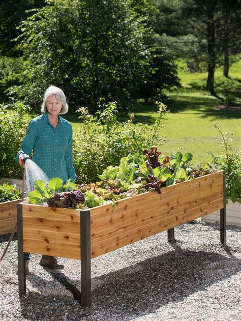 outdoor standing planter boxes